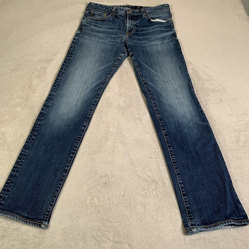 AG Adriano Goldschmied Graduate Jeans‎ Mens 31x31 (Tag 31x34) Blue Straight